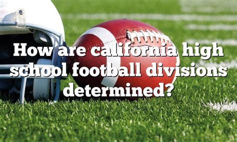 Donate Now. . How are high school divisions determined